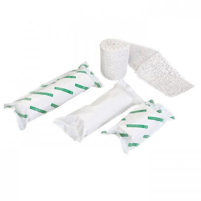 ভালো দাম দ্রুত সেট মেডিকেল ব্যবহারের জন্য মসৃণ ফ্লুইডাইজড প্লাস্টার অফ প্যারিস ব্যান্ডেজ রোল ১০০মিমি অনলাইন